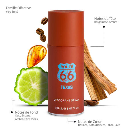 Route 66 Parfum Texas - Deospray 8055519863396 Route 66 Parfum Texas - Deospray 8055519863396